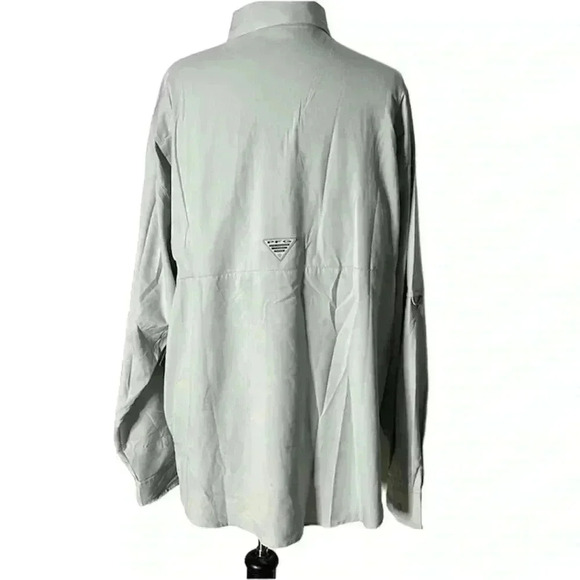 Columbia Long Sleeve Button Front UPF 40 Fishing Top Size XL - Picture 5 of 7